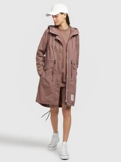 Khujo Parkas Tussenparka NANDA3 Dames Mauve -Mode kledingwinkel da70fb25d61db666a90ef3c1650b27ea