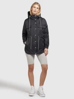 Khujo Tussenjassen Tussenjas PRAYATA Dames Donkergrijs -Mode kledingwinkel dcb9765212332223765b801c6c93d799