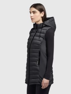 Khujo Bodywarmers Bodywarmer Becca Dames Zwart -Mode kledingwinkel dccd7cbc2853d0503eed7e8a62dc721f