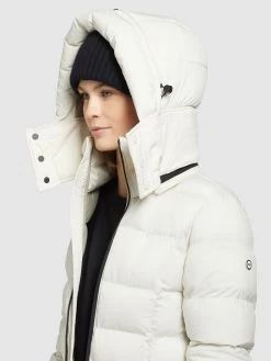 Khujo Wintermantels Wintermantel OLALLA MATT Dames Wolwit -Mode kledingwinkel dd6d34340ca57fd02b576e6494b22780