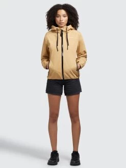 Khujo Tussenjassen Tussenjas Rolava Dames Curry -Mode kledingwinkel de00f8722b0295363c69b37cc93e59b4