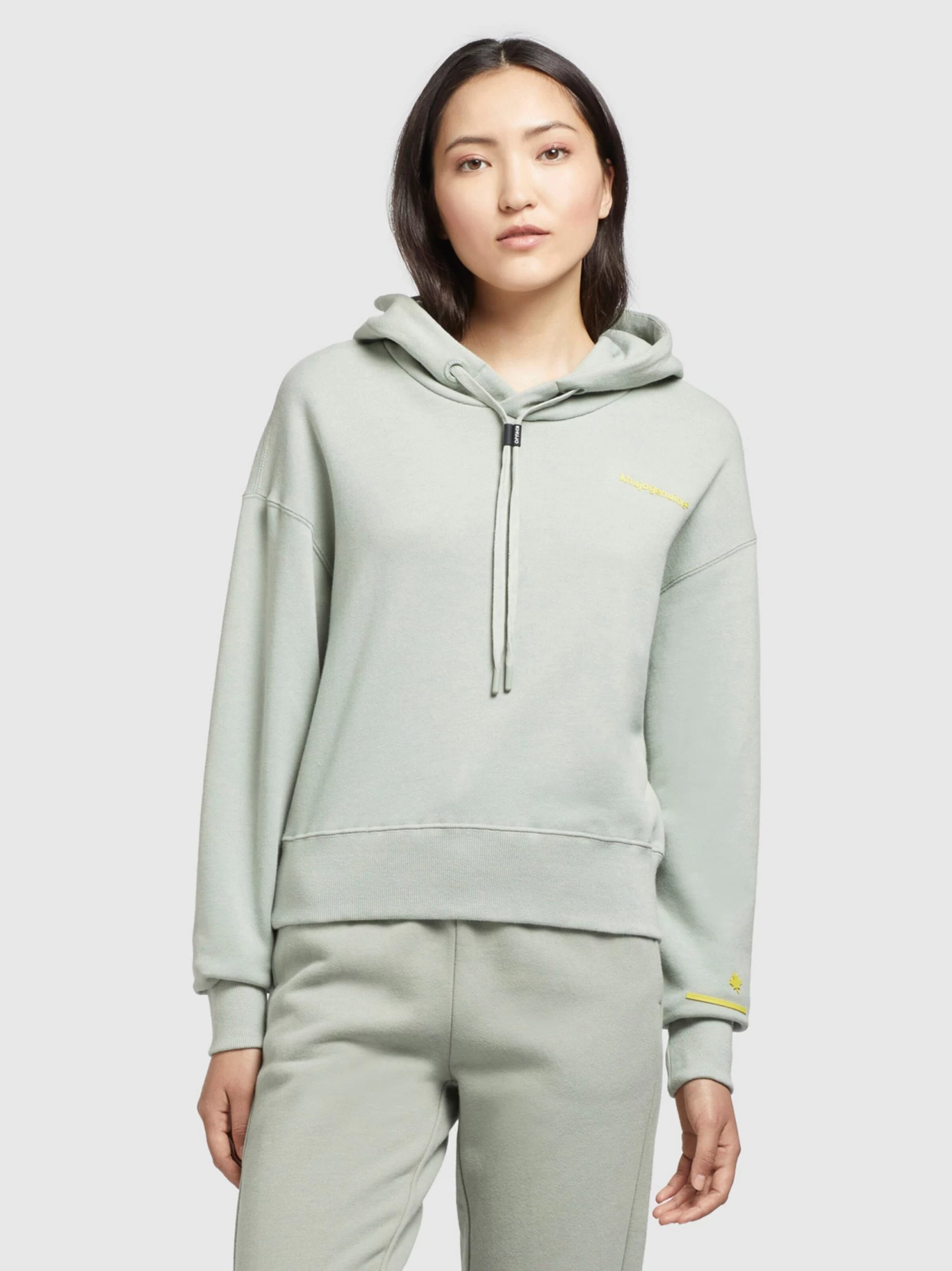 Khujo Longsleeves Shirt Dalia Dames Mintgroen 2 Khujo Longsleeves Shirt Dalia Dames Mintgroen - Afbeelding 2