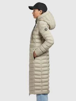 Khujo Wintermantels Wintermantel Mimi 2 Dames Pastelgroen -Mode kledingwinkel df2fa1ac95ba6afe1e85f607d3724128