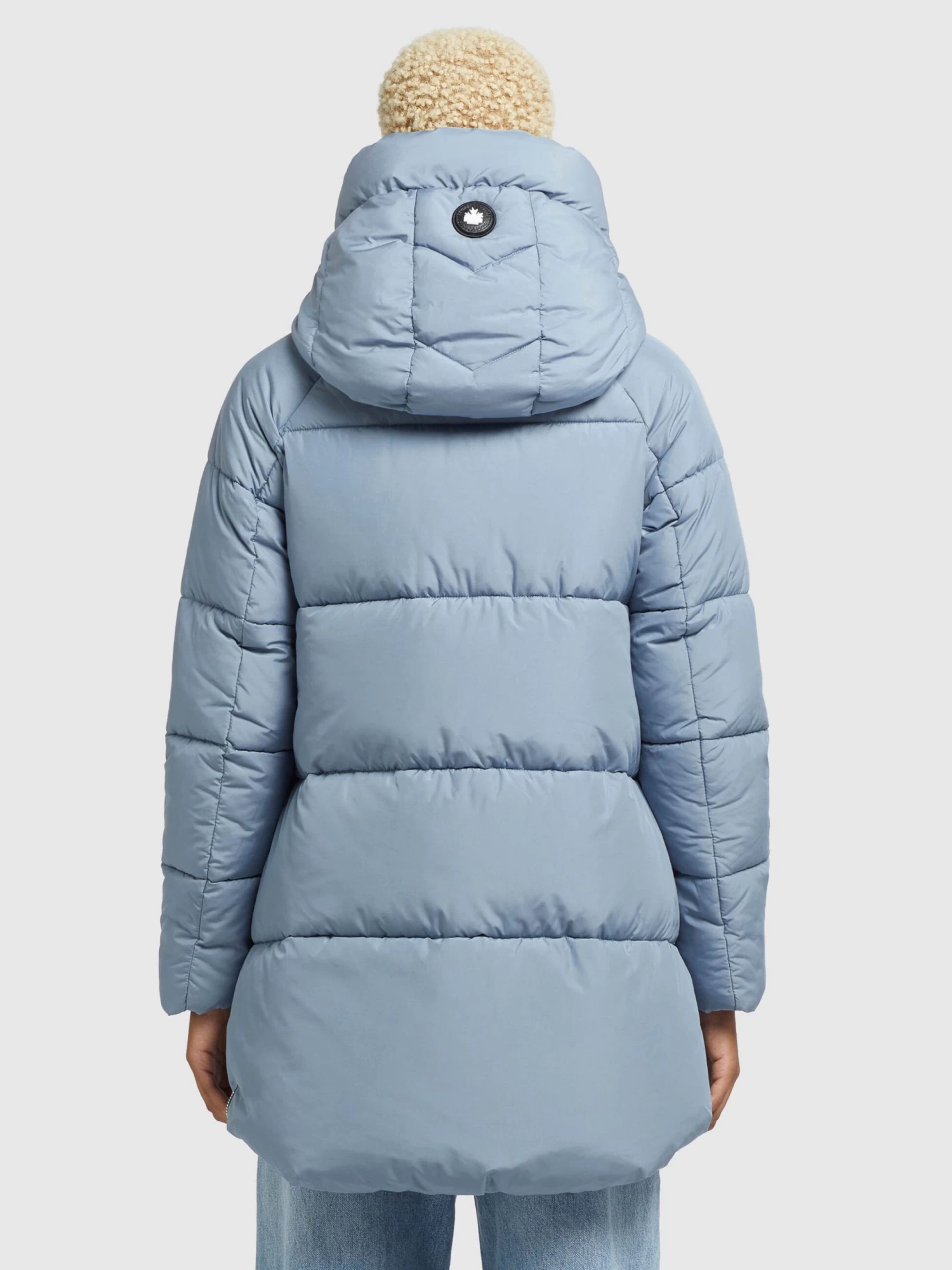 Khujo Tussenjassen Tussenjas Pheobe Dames Lichtblauw 4 Khujo Tussenjassen Tussenjas Pheobe Dames Lichtblauw - Afbeelding 4