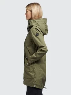 Khujo Parkas Tussenparka Aira Dames Olijfgroen -Mode kledingwinkel e07865a9c9c5ed3123a2570cd829ffed