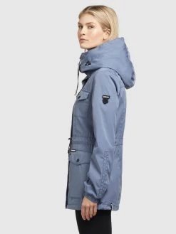 Khujo Parkas Tussenparka ELST Dames Blauw -Mode kledingwinkel e0929637cd576a68cc3a81321bb233ce