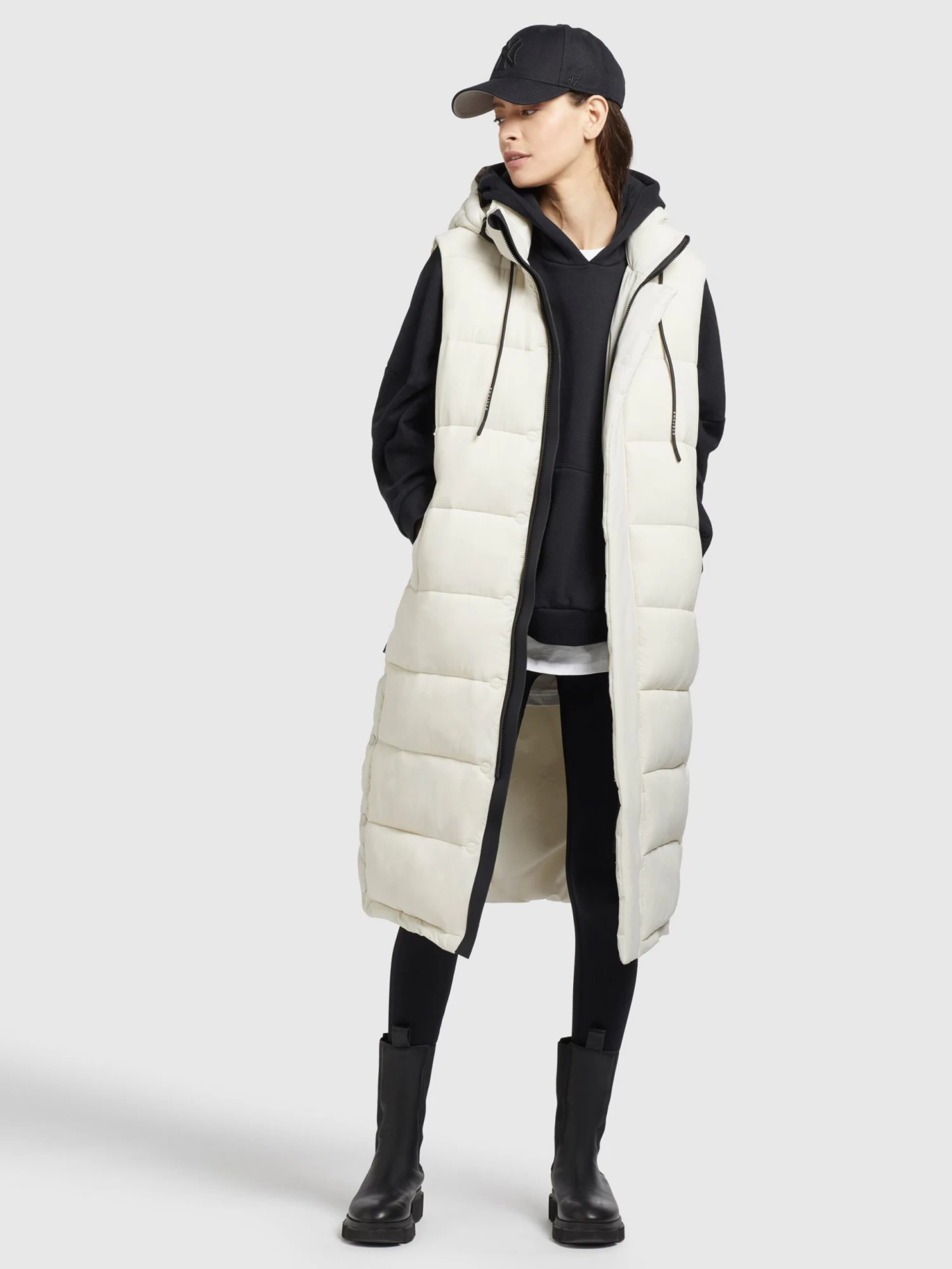 Khujo Bodywarmers Bodywarmer Tourin Dames Offwhite 6 Khujo Bodywarmers Bodywarmer Tourin Dames Offwhite - Afbeelding 6