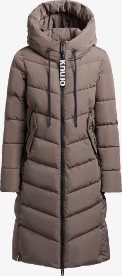 Khujo Wintermantels Wintermantel Klayd Dames Sepia