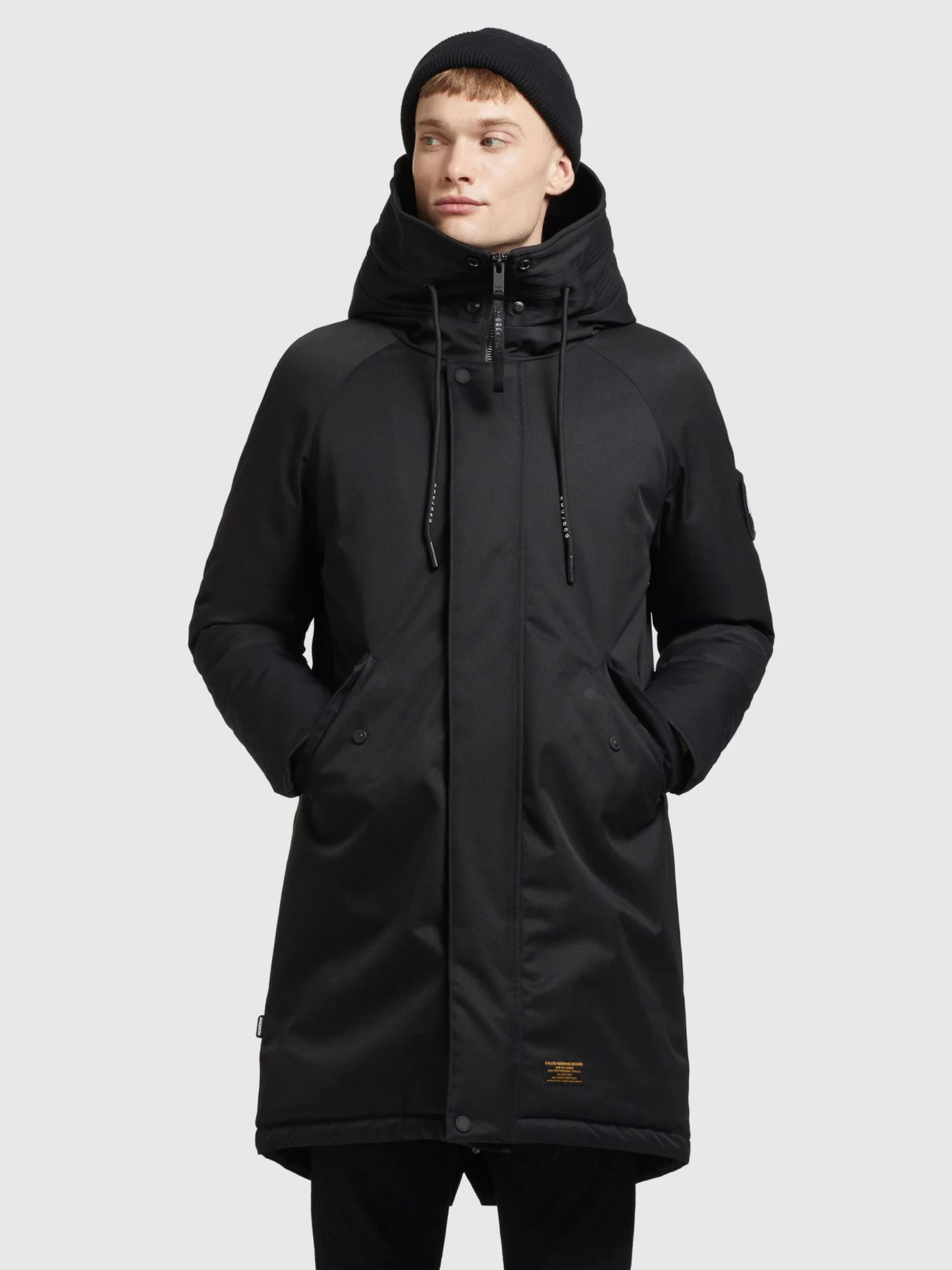 Khujo Wintermantels Winterjas Tuck Heren Zwart 2 Khujo Wintermantels Winterjas Tuck Heren Zwart - Afbeelding 2