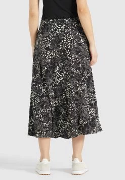 Khujo Maxi Rokken Rok Hepke Dames Zwart -Mode kledingwinkel e4fe27327036b7cf4abca7dbf9e60c7c