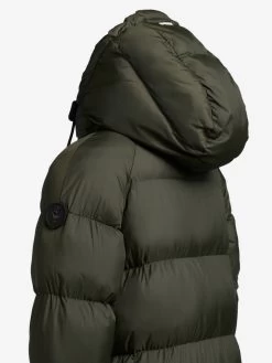 Khujo Wintermantels Wintermantel Dames Donkergroen -Mode kledingwinkel e52ec3423b0fb3cf00440811382f60b7