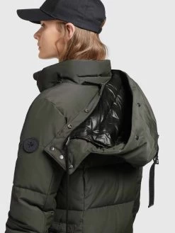 Khujo Wintermantels Wintermantel Cliv Dames Donkergroen -Mode kledingwinkel e5b7619c2410c58727f1ab34b9458d20