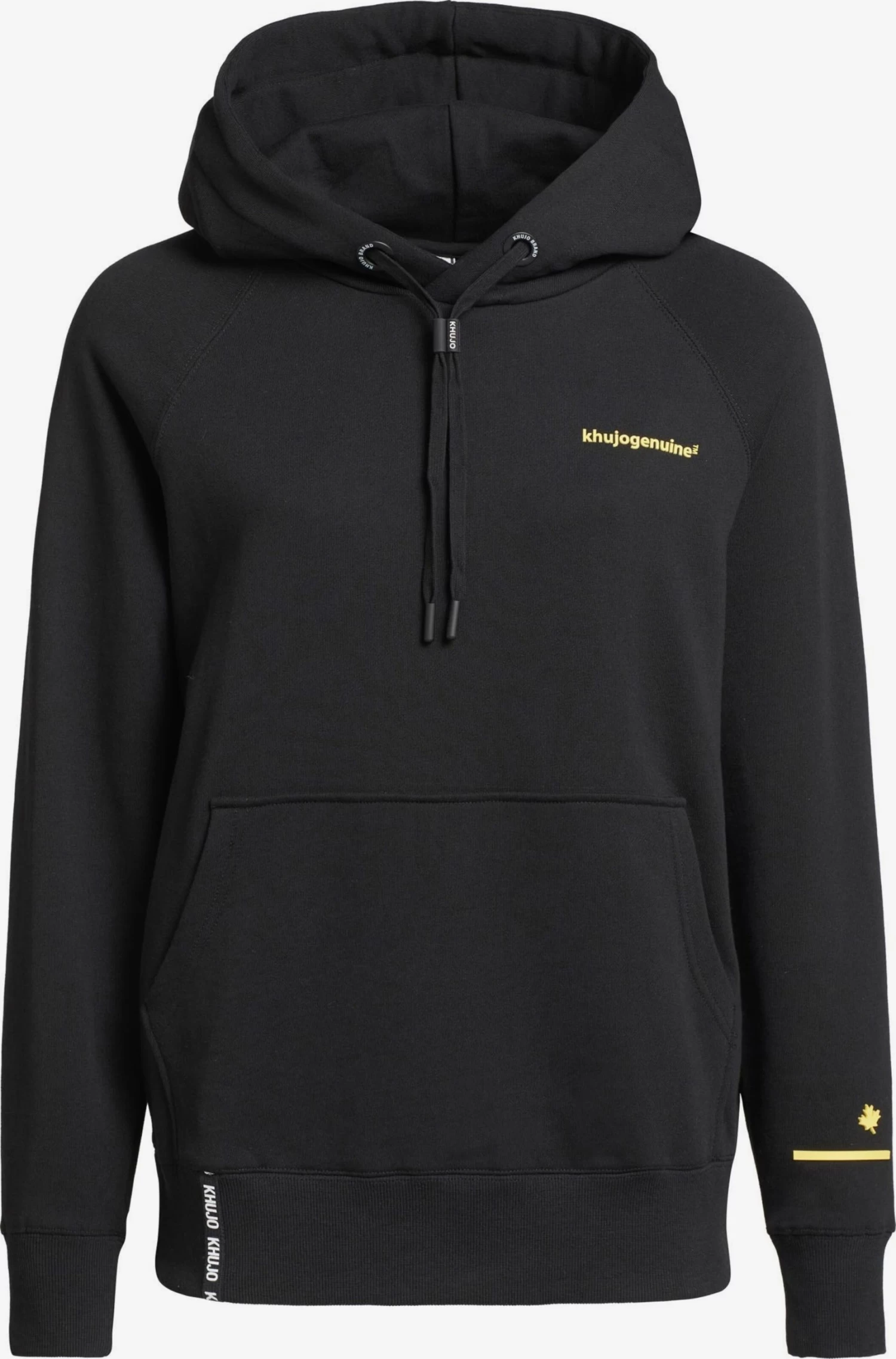 Khujo Hoodies Sweatshirt Odette Dames Zwart 1 Khujo Hoodies Sweatshirt Odette Dames Zwart