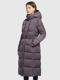 Khujo Wintermantels Wintermantel HAZELLE Dames Mauve -Mode kledingwinkel e92a76fa850d8f57f034fbd0e372b9cf