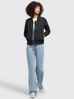 Khujo Tussenjassen Tussenjas Stence2 Dames Zwart -Mode kledingwinkel e9ddbd10ae989571fe81397d3ffc1b70