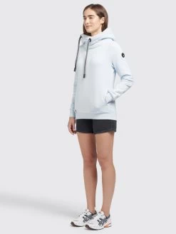 Khujo Hoodies Sweatshirt Karima Dames Lichtblauw -Mode kledingwinkel ea582760832050e00882c50a5d7a0a8b