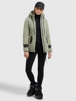 Khujo Tussenjassen Tussenjas Tweety Dames Pastelgroen -Mode kledingwinkel ec3e7147317d7a44afa2c60a30b83335