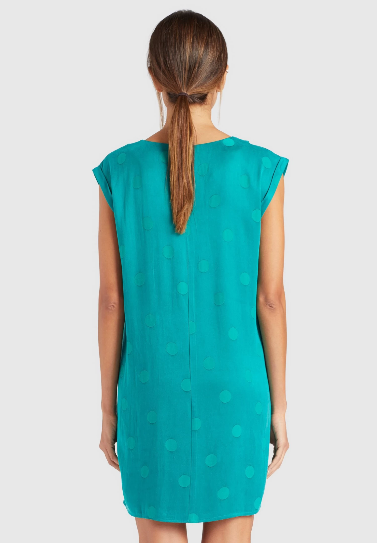 Khujo Margarita - Jurk - Türkis 3 Khujo Margarita - Jurk - Türkis - Afbeelding 3