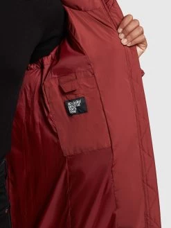 Khujo Wintermantels Wintermantel Ayleena Dames Roestrood -Mode kledingwinkel ecce3a7289435ffcb86a34a41495247b