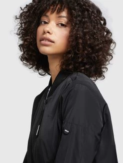 Khujo Tussenjassen Tussenjas Stence2 Dames Zwart -Mode kledingwinkel eef6c8f59c77ecfc2b58949a07de5616