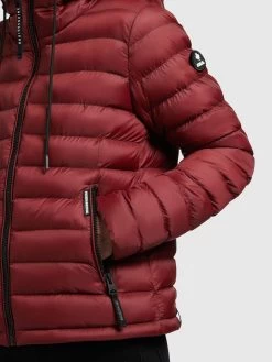 Khujo Winterjassen Winterjas Lona Shine Dames Roestrood -Mode kledingwinkel ef6c9ebcd7b9202465c7dd8df6090024
