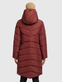 Khujo Wintermantels Wintermantel Huba Dames Karmijnrood -Mode kledingwinkel efbada53b5254538a2a1bc8357801dd6