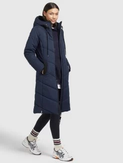 Khujo Winterjassen Winterjas Aribay Dames Navy -Mode kledingwinkel f274b9e616f4f65a1ba30b722231d508