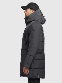 Khujo Winterjassen Winterjas Vivas Heren Donkergrijs -Mode kledingwinkel f290bb8de8dd030b67983b665be2a3b5