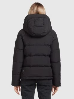 Khujo Winterjassen Winterjas Isidora Dames Zwart -Mode kledingwinkel f2b5f6b107f5af9936d79b9d9e6fa796