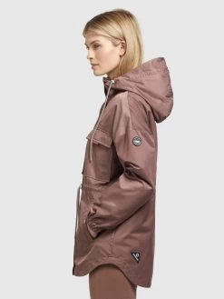 Khujo Tussenjassen Tussenjas PRAYATA Dames Bruin -Mode kledingwinkel f31f79002e37ec28e27a57a719621823