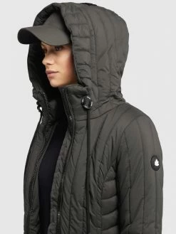 Khujo Winterjassen Winterjas Jerry Dames Olijfgroen -Mode kledingwinkel f3ee75166136b0be5b0b9f14d7876eb2