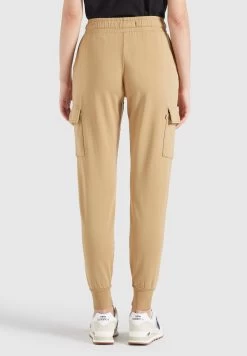 Khujo Sweatpants Tapered Cargobroek Staci Dames Beige -Mode kledingwinkel f4cb47b247523e82ced39e5fa945190e