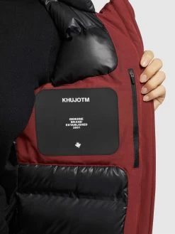 Khujo Winterjassen Winterjas Viona 3 Dames Roestrood -Mode kledingwinkel f534ee4f720b6cb1022286d7537f3577