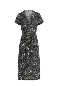 Khujo Goya - Blousejurk - Schwarz Weiß Gemustert 17 Khujo Goya - Blousejurk - Schwarz Weiß Gemustert -Mode kledingwinkel f5815bb2d36646a1ac82d5160805391f