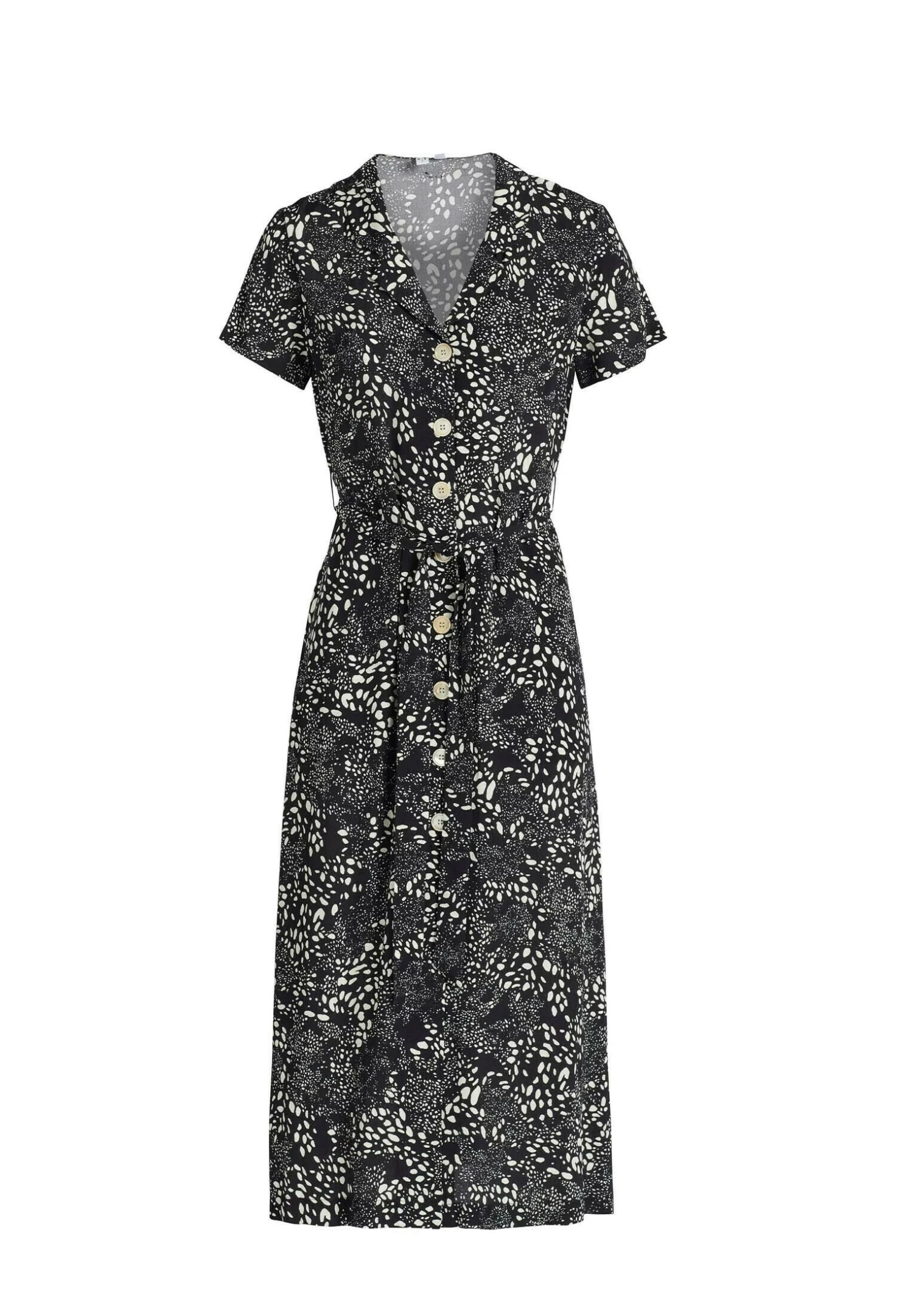 Khujo Goya - Blousejurk - Schwarz Weiß Gemustert 9 Khujo Goya - Blousejurk - Schwarz Weiß Gemustert - Afbeelding 9