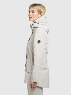 Khujo Tussenjassen Tussenjas CAIMA Dames Lichtgrijs -Mode kledingwinkel f581aa1dc0f47deb97f733f26f556532