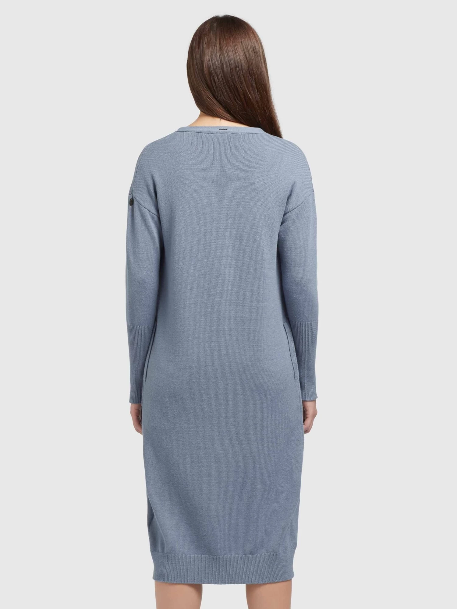 Khujo Vesten Gebreid Vest Elina Dames Blauw 4 Khujo Vesten Gebreid Vest Elina Dames Blauw - Afbeelding 4