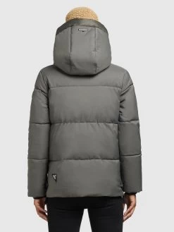 Khujo Winterjassen Winterjas Japura 2 Dames Kaki -Mode kledingwinkel f6311abcfdc7fa1805af2aa2df685f75