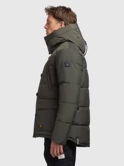 Khujo Winterjassen Winterjas Primero Heren Kaki -Mode kledingwinkel f6e45e404348888d33f099e7b08b63be