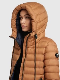 Khujo Winterjassen Winterjas Lovina Dames Oranje -Mode kledingwinkel f70da6c7752016ad556bb2d3ff05e653