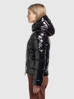 Khujo Winterjassen Winterjas Fala Dames Zwart -Mode kledingwinkel f7def5a8562859f948c73e9989c557f0