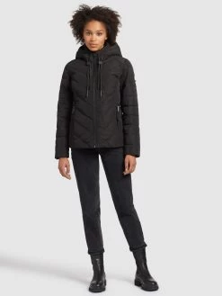 Khujo Winterjassen Winterjas Eija 2 Dames Zwart -Mode kledingwinkel f93b46a1c9ee93b7369df2e74e33df43