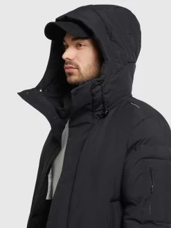 Khujo Winterjassen Winterjas Cann Heren Zwart -Mode kledingwinkel fa2180dcf296581edc866db521ba9e9e