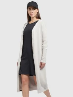 Khujo Vesten Gebreid Vest Elina Dames Crème -Mode kledingwinkel fad2beb7b48e97b3a77108d1e8500f1d