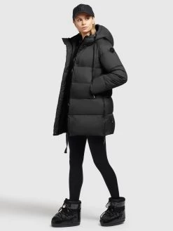 Khujo Winterjassen Winterjas Franee Dames Zwart -Mode kledingwinkel fbc13de651aa7f4a4417d7079849450c