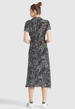 Khujo Goya - Blousejurk - Schwarz Weiß Gemustert 11 Khujo Goya - Blousejurk - Schwarz Weiß Gemustert -Mode kledingwinkel fc454dd8984940deb0258a1d7442dd19