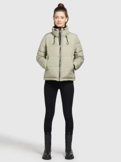Khujo Winterjassen Winterjas Tuba Dames Lichtgroen -Mode kledingwinkel fcf375b84a8078f5a33c38e539314fc5