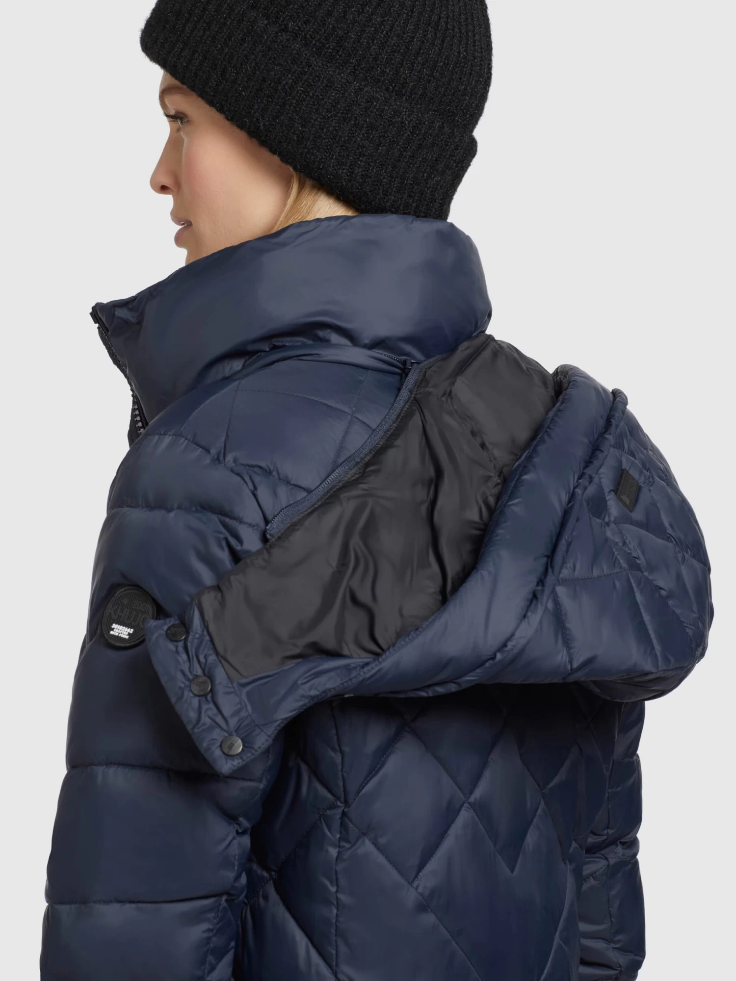 Khujo Tussenmantels Tussenmantel Aneth Dames Navy 8 Khujo Tussenmantels Tussenmantel Aneth Dames Navy - Afbeelding 8