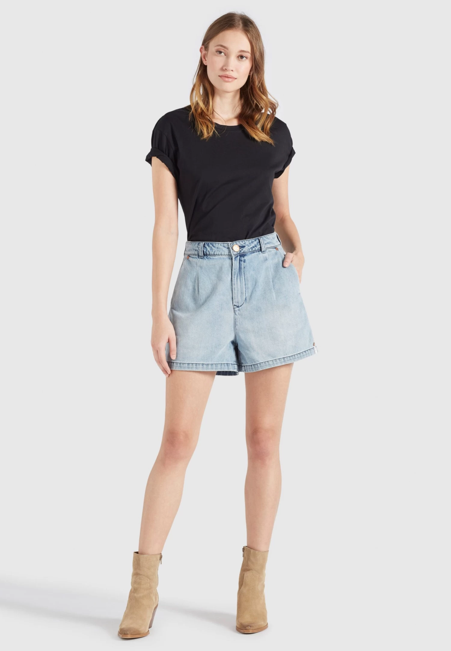 Khujo Jeans Loosefit Bandplooi Jeans Cambel Dames Blauw 3 Khujo Jeans Loosefit Bandplooi Jeans Cambel Dames Blauw - Afbeelding 3