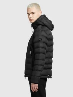 Khujo Winterjassen Winterjas Gamer Heren Zwart -Mode kledingwinkel ff776b4707cdcc306d8dc9d3c149574c